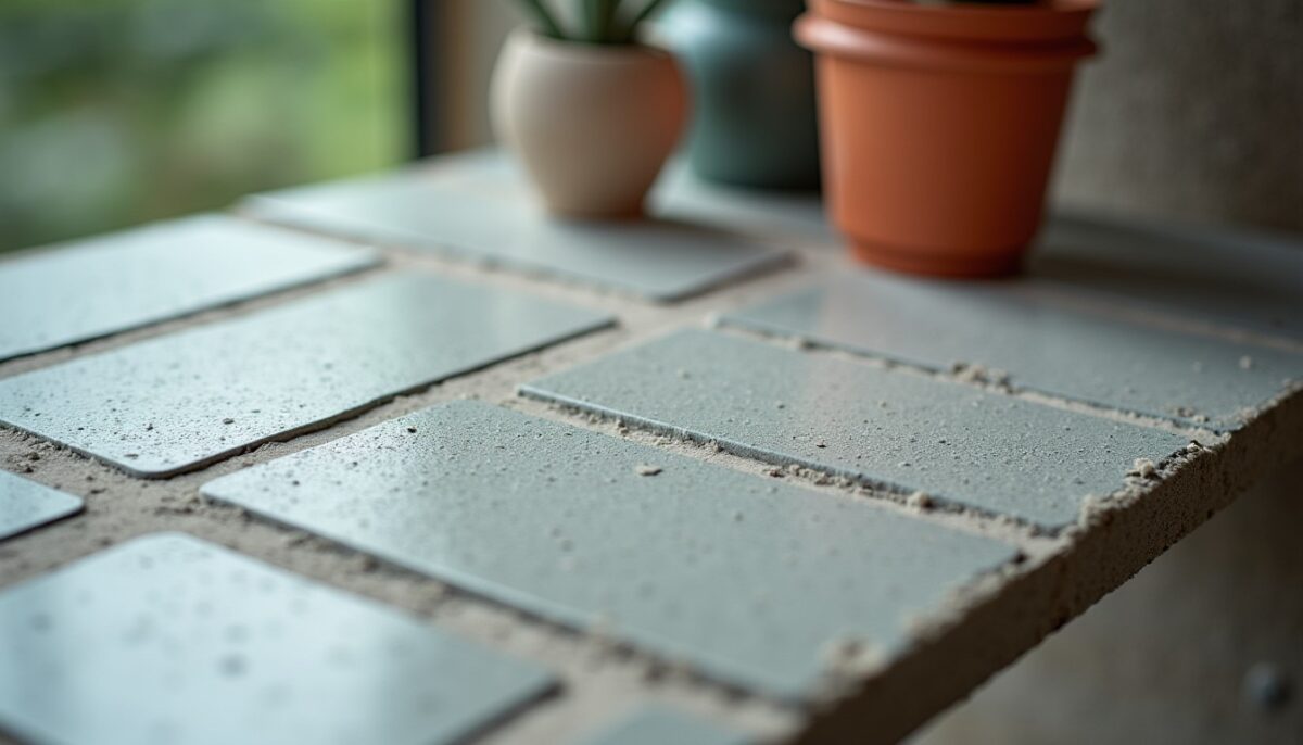Sol en béton ciré appliqué avec colle à carrelage : notre analyse sincère et détaillée