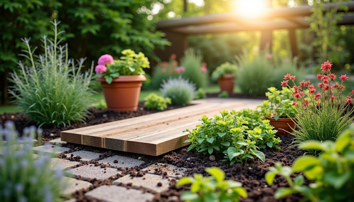 Créer une terrasse en bois sur pelouse : techniques, préparation essentielle et astuces pratiques