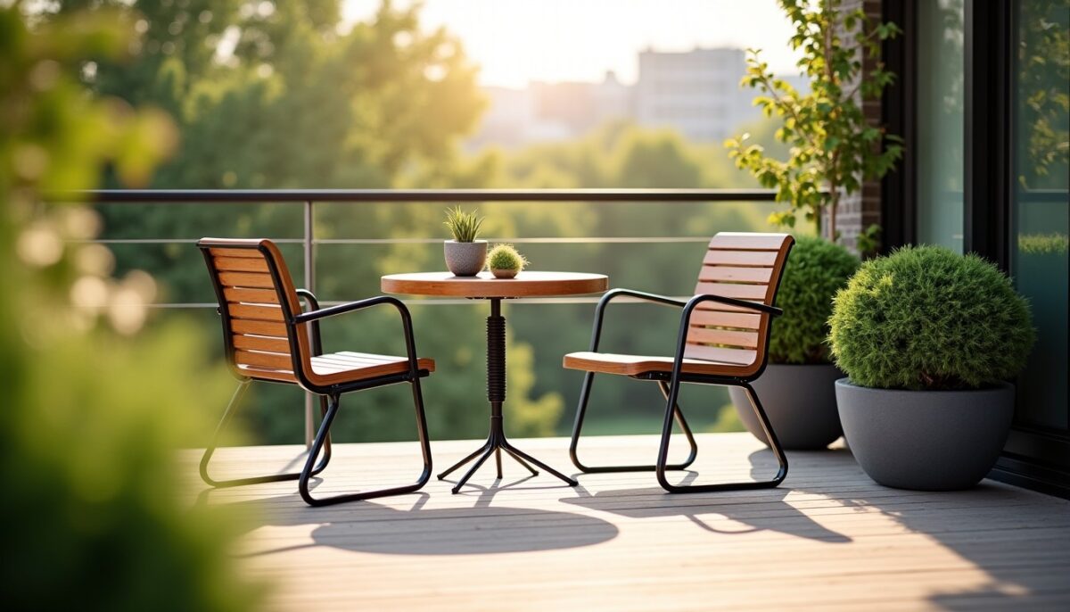 Optimiser une petite terrasse de moins de 10 m² : conseils pour un mobilier de jardin fonctionnel et épuré