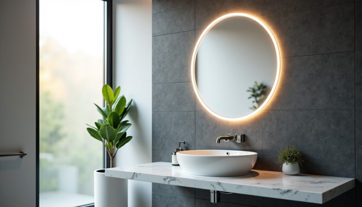 Miroir LED pour salle de bain : guide complet sur la forme idéale, les dimensions parfaites et l’emplacement optimal