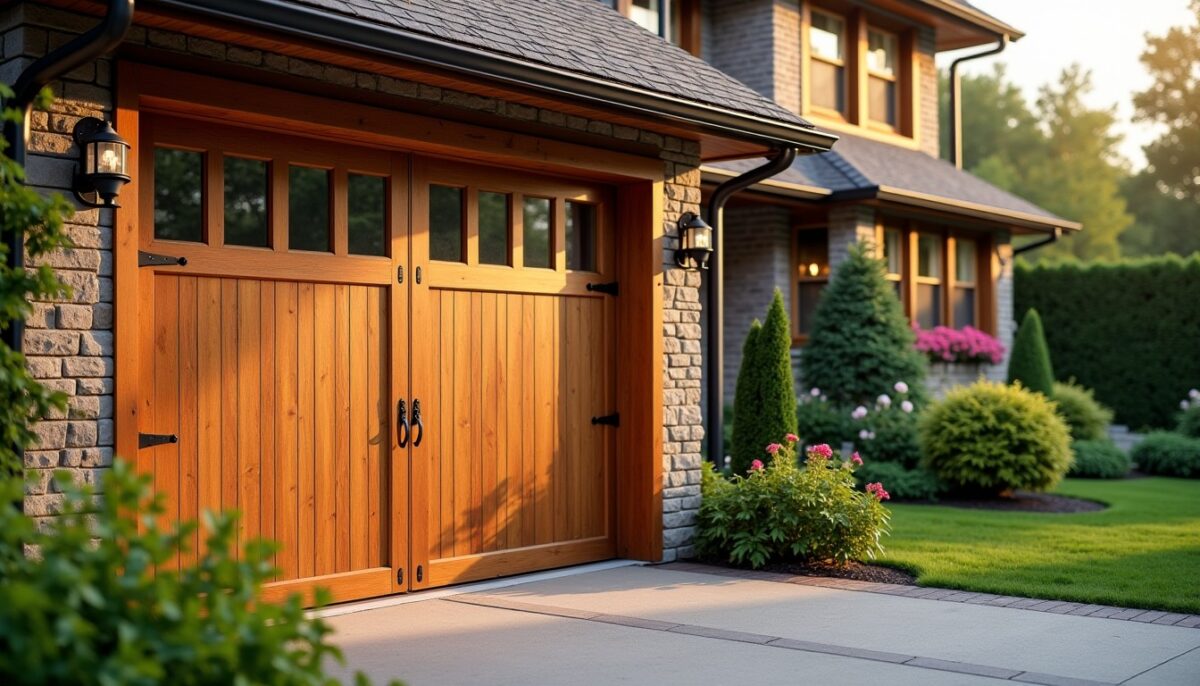 Porte de garage en bois : un choix toujours d'actualité ?