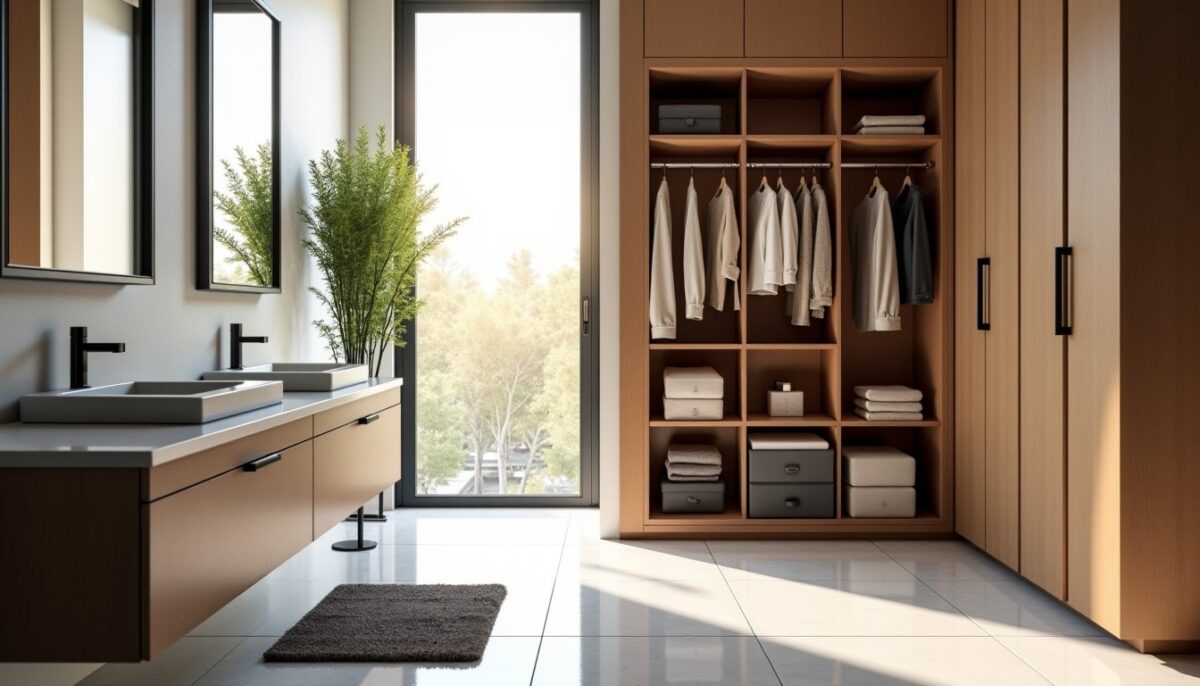 Intégrer un dressing dans sa salle de bain : guide pratique avant de se lancer