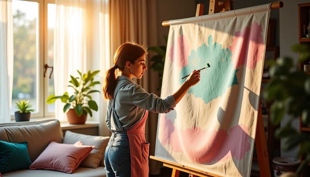 Peindre un tissu mural : guide essentiel avant de débuter votre projet déco