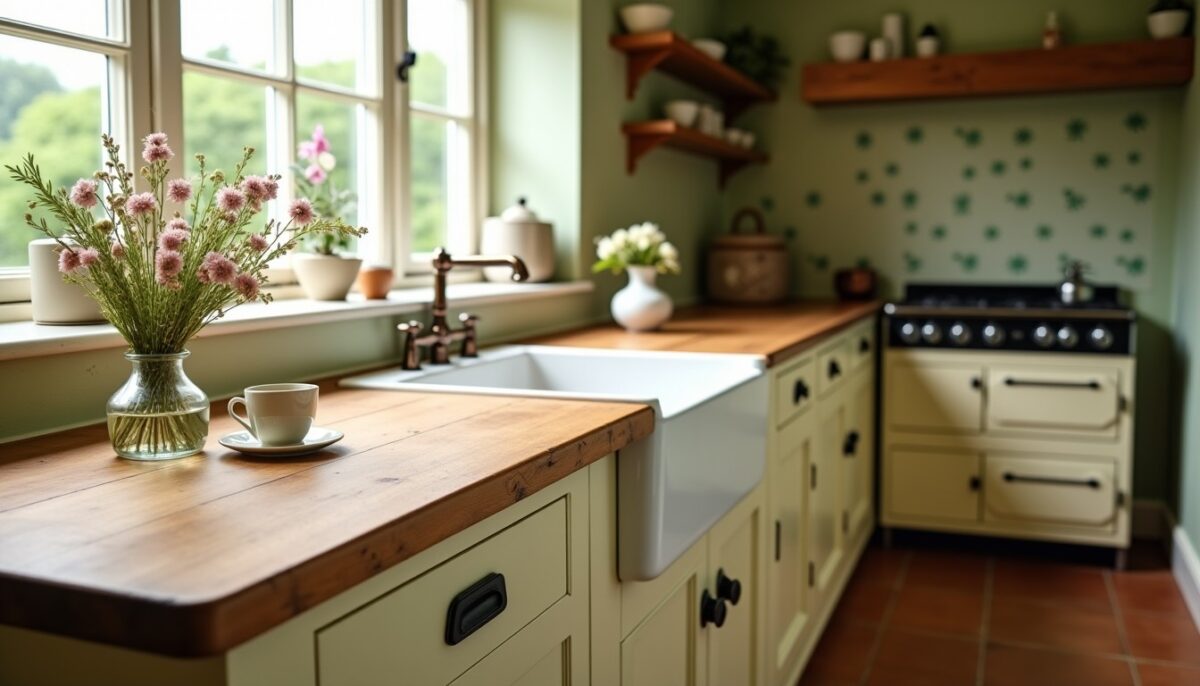 Cuisine cottage et style anglais : guide complet des codes, couleurs et budget pour créer une ambiance réussie