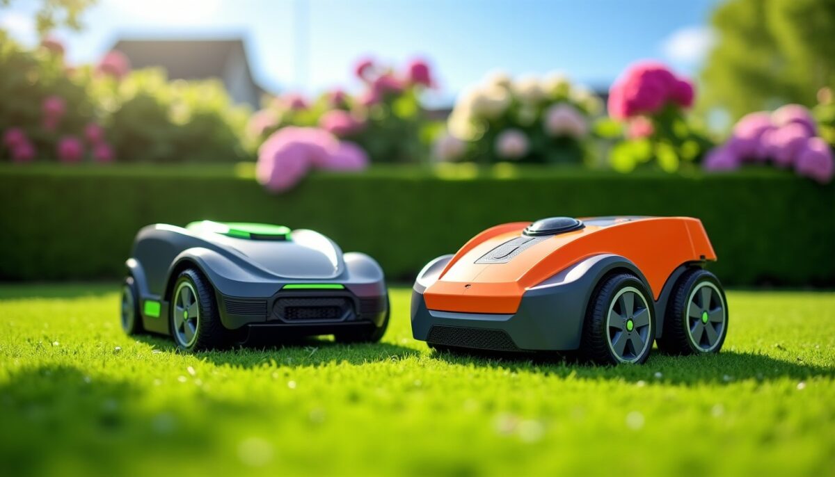 Robot tondeuse Kress vs Husqvarna : quel choix pour un jardin impeccable ?