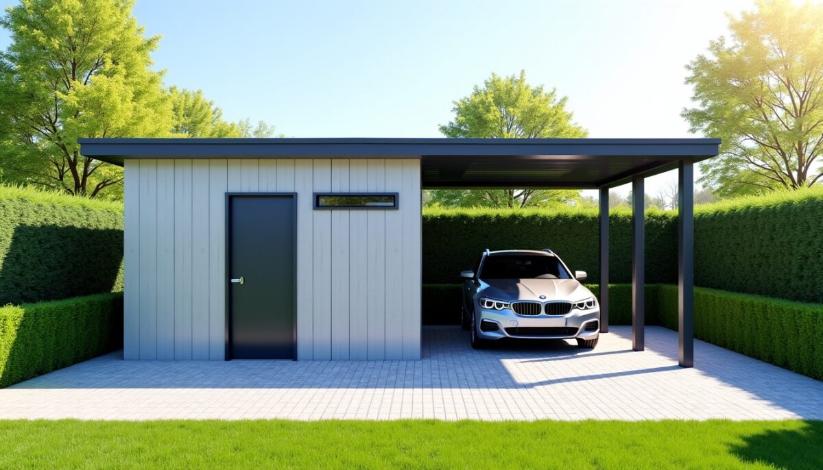 Abri de jardin ou carport : des constructions voisines aux fonctions clairement différenciées