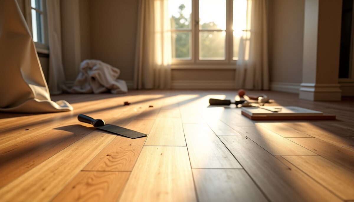 Comment combler un espace vide laissé par une rangée de carrelage avant la pose du parquet : astuces et solutions