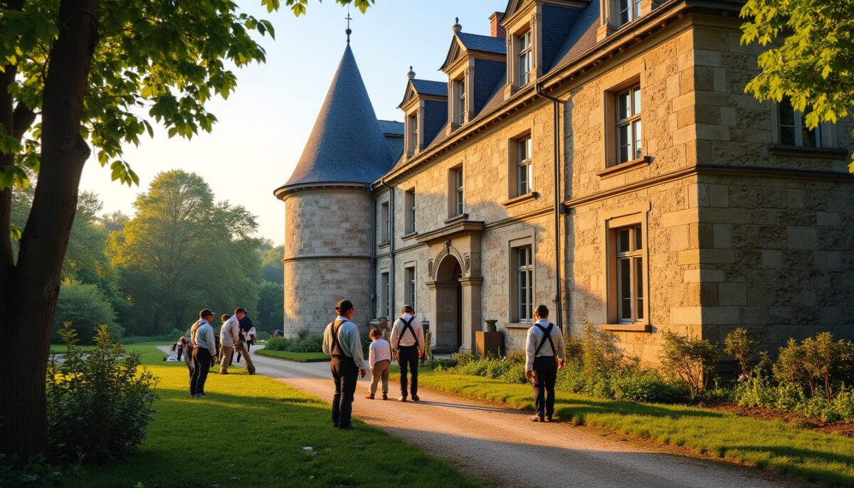 Le Château de l’Escurays à Prinquiau : la restauration historique reprend vie